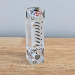 Flowmeter (0-1.0 lpm) w/ 9/16"-18 male adapter