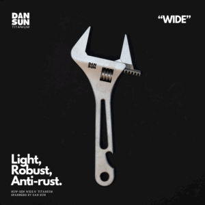 Titanium 6" Wide Spanner