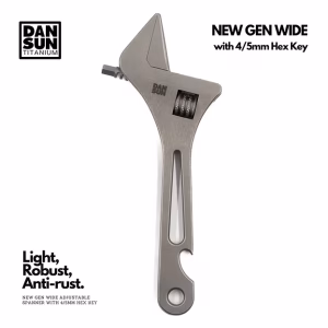 Titanium 6" Hex Wide Spanner